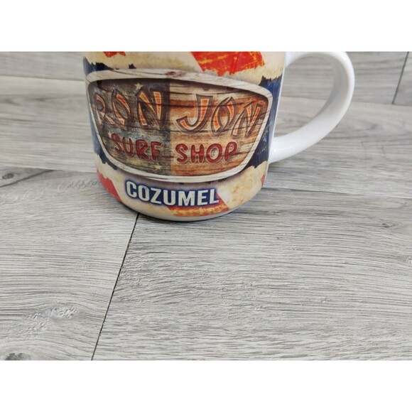RON JON SURF SHOP Cozumel  CERAMIC 14OZ COFFEE TEA MUG - Picture 2 of 8